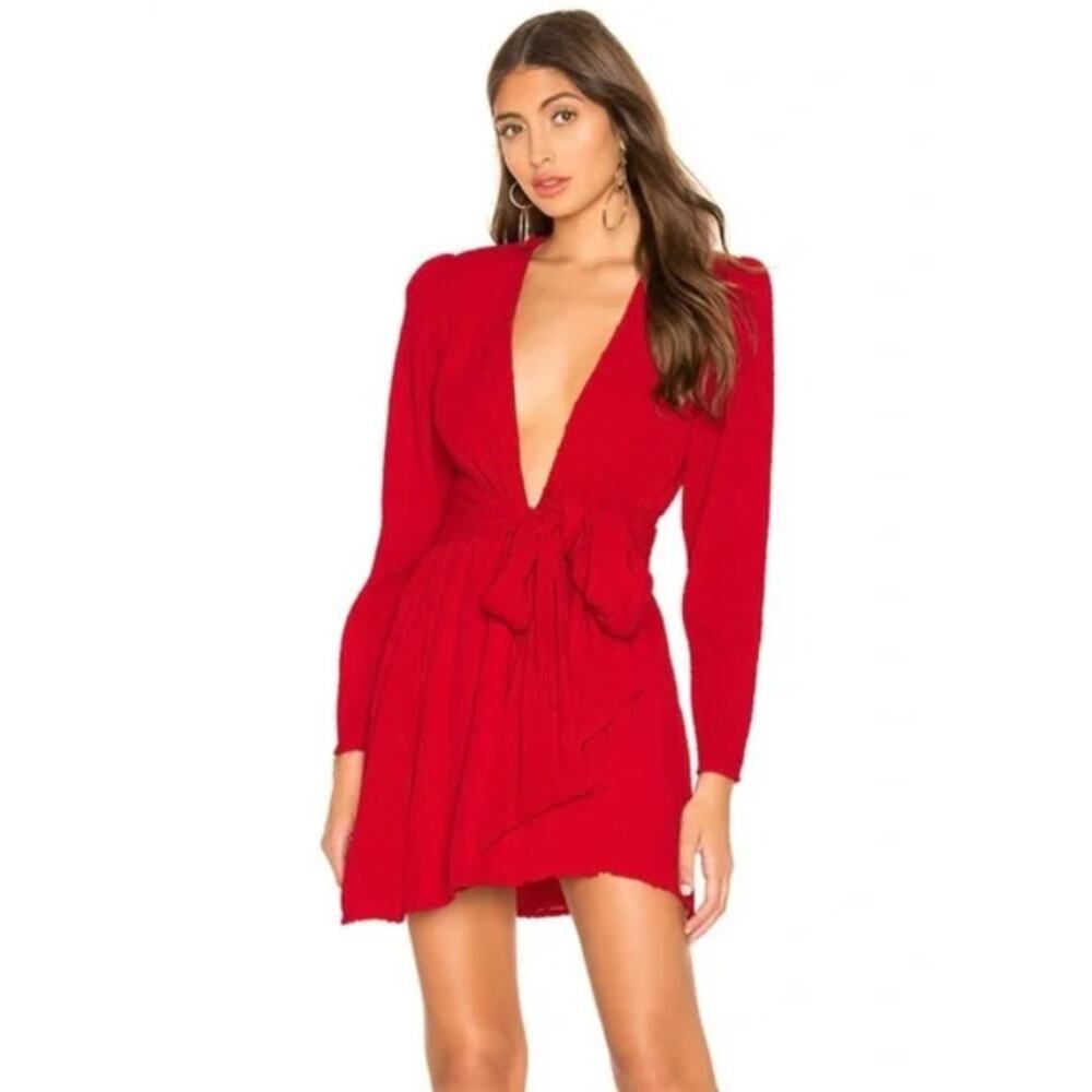 NBD Edie Mini Dress in Red